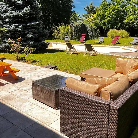 בית נופש Beautiful Xl Pool Ac Fireplace Large Park גיילאק